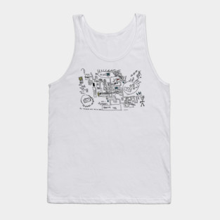 Petey's Lumon Map (Severance) Tank Top