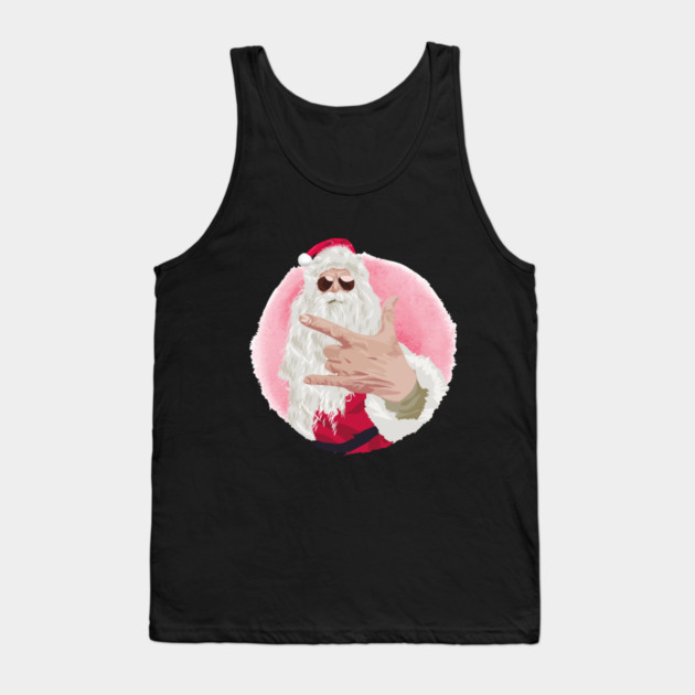 Rock and Roll Santa Tank Top by MCALTees