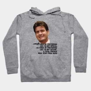 Charlie sheen quotes Hoodie