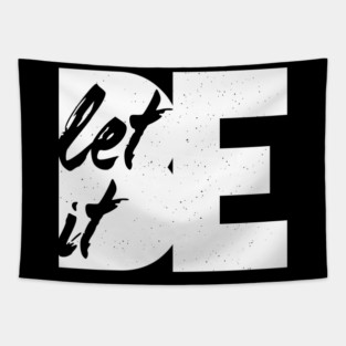 Let It Be White Tapestry