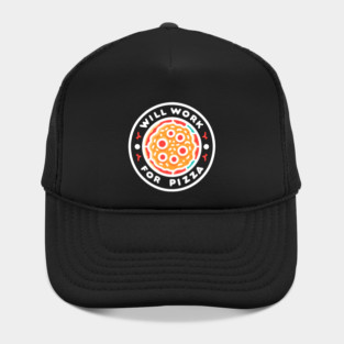 Will Work for Pizza Hat