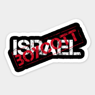 Boycott Israel 3 Sticker