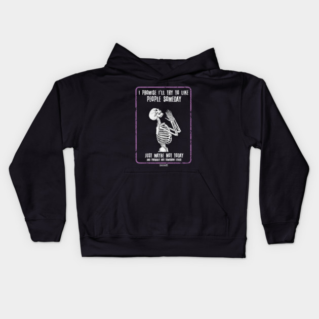 Or Maybe Never Kids Hoodie by Tommy Devoid