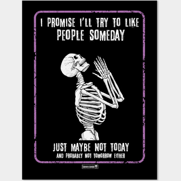 Or Maybe Never Wall Art by Tommy Devoid