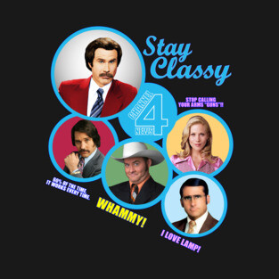 Anchorman Channel 4 News Team T-Shirt