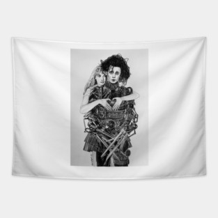Edward Scissorhands Tapestry