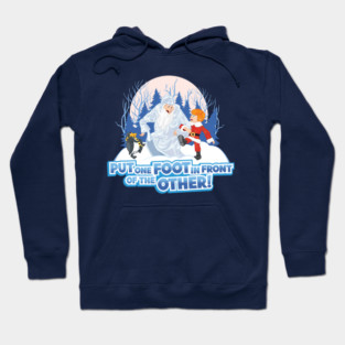 Put One Foot In Front Of The Other - Santa Claus Is Coming To Town Hoodie
