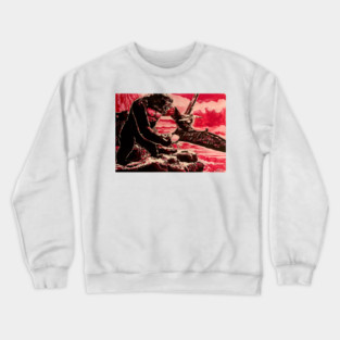 King Kong vs Pterodactyl Crewneck Sweatshirt