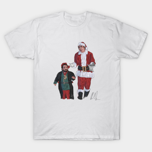 Seinfeld: Cosmo Claus & Mickey the Elf T-Shirt by 51Deesigns