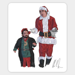 Seinfeld: Cosmo Claus & Mickey the Elf Sticker
