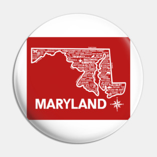 Maryland Map Pin