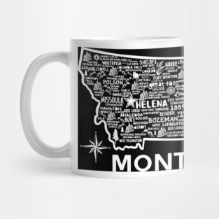 Montana Map Mug