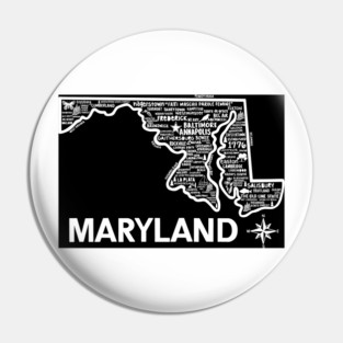 Maryland Map Pin
