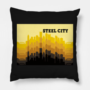 Steel City Pittsburgh Pillow