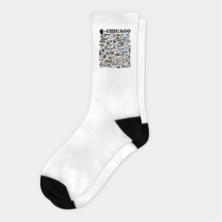 Chicago Map Socks