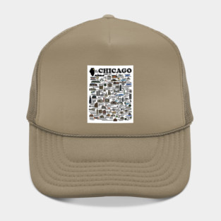 Chicago Map Hat