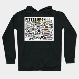 Pittsburgh Map Hoodie
