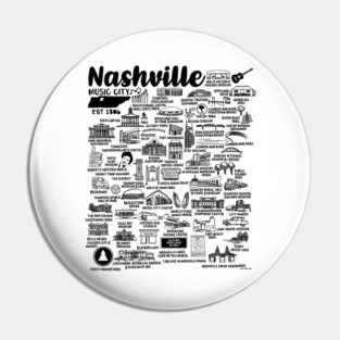 Nashville Tennessee Pin