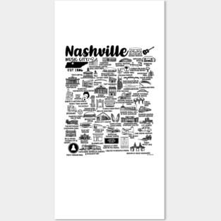 Nashville Tennessee Posters and Art