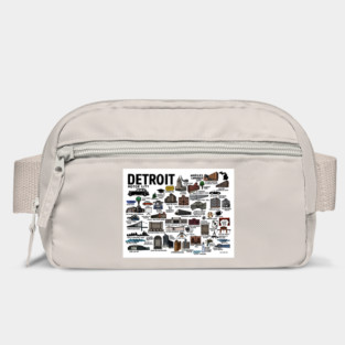 Detroit Map Bag