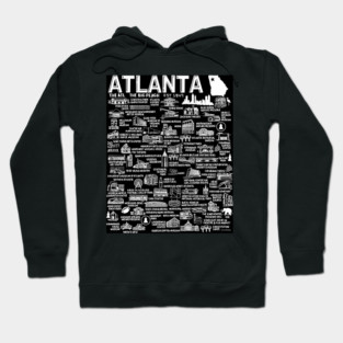Atlanta Map Hoodie