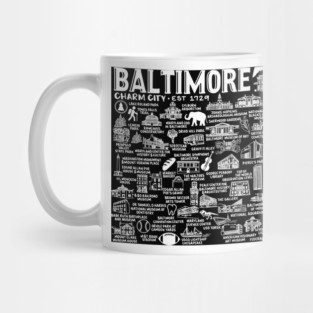 Baltimore Map Mug