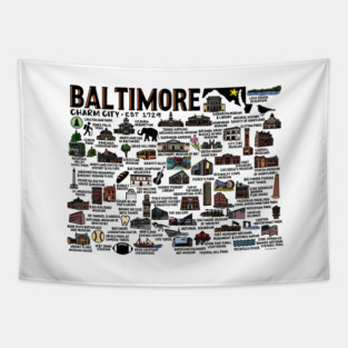 Baltimore Map Tapestry