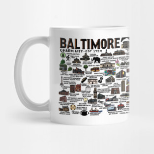Baltimore Map Mug