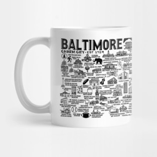 Baltimore Map Mug