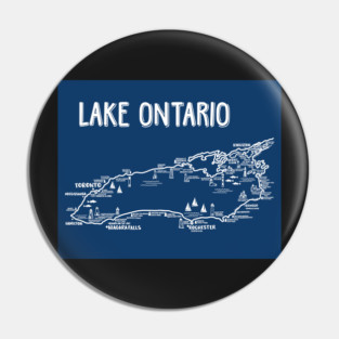 Lake Ontario Map Pin