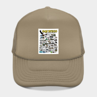 San Diego Map Hat