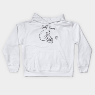 Self Care Frog Kids Hoodie