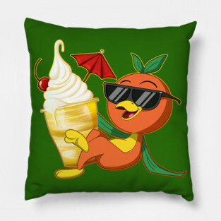 Little Orange Bird Pillow