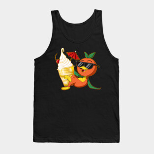 Little Orange Bird Tank Top