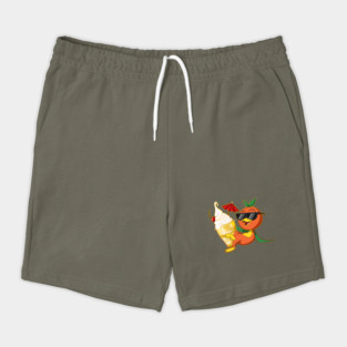 Little Orange Bird Shorts