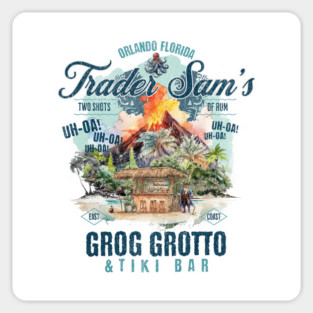 Orlando Trader Sam's Grog Grotto and Tiki Bar 2 Polynesian Resort Magnet