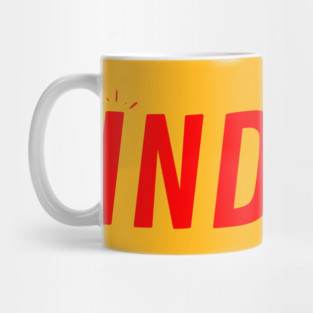 Indy 500 graphic design Mug