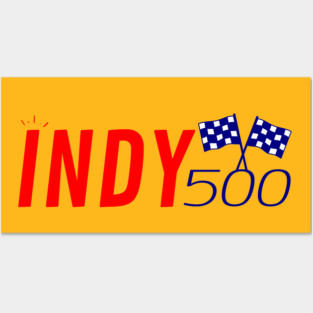 Indy 500 graphic design Posters and Art