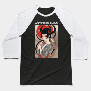Japanese Yokai Baseball T-Shirt