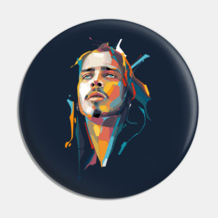 C cornell pop art Pin