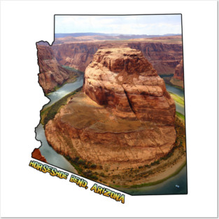 Arizona (Horseshoe Bend) Posters and Art