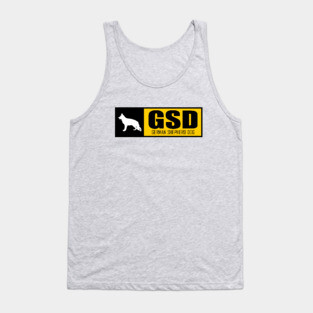 GSD German Shepherd Dog Tank Top