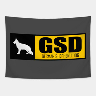 GSD German Shepherd Dog Tapestry
