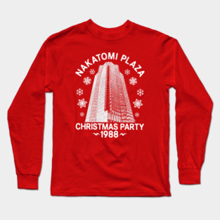 nakatomi plaza 1988 vintage Long Sleeve T-Shirt
