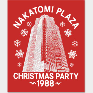 nakatomi plaza 1988 vintage Posters and Art