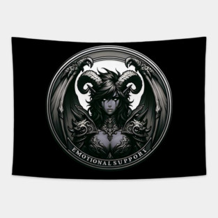 Emotional Support Daemonette Tapestry