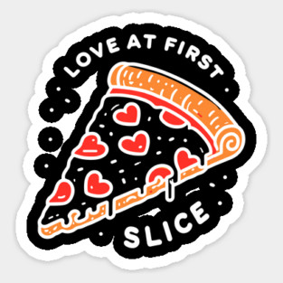 Love at First Slice Sticker