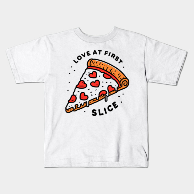 Love at First Slice Kids T-Shirt by Frank Ring