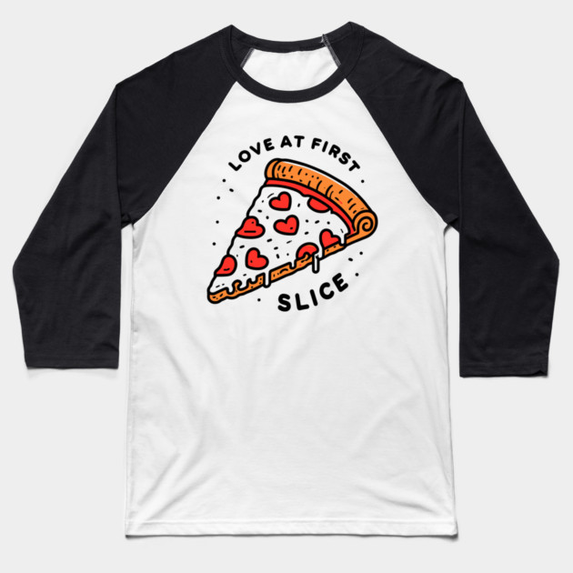 Love at First Slice Baseball T-Shirt by Frank Ring