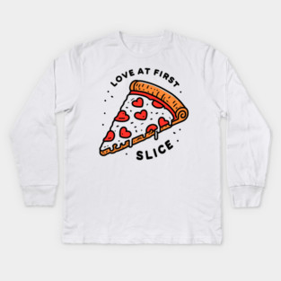 Love at First Slice Kids Long Sleeve T-Shirt